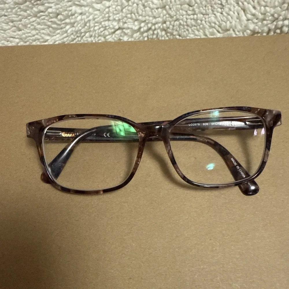 LONGCHAMP LO2678 606 Brown Womens‎ Square Eyeglasses Frame Only 54-15-140